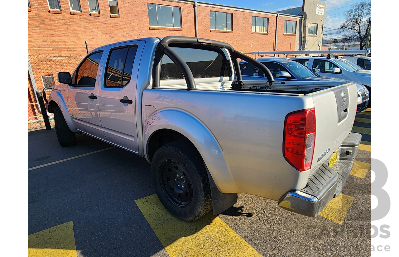1/2012 Nissan Navara ST (4x4) D40 MY12 Dual Cab P/Up Silver Or Chrome 3.0L