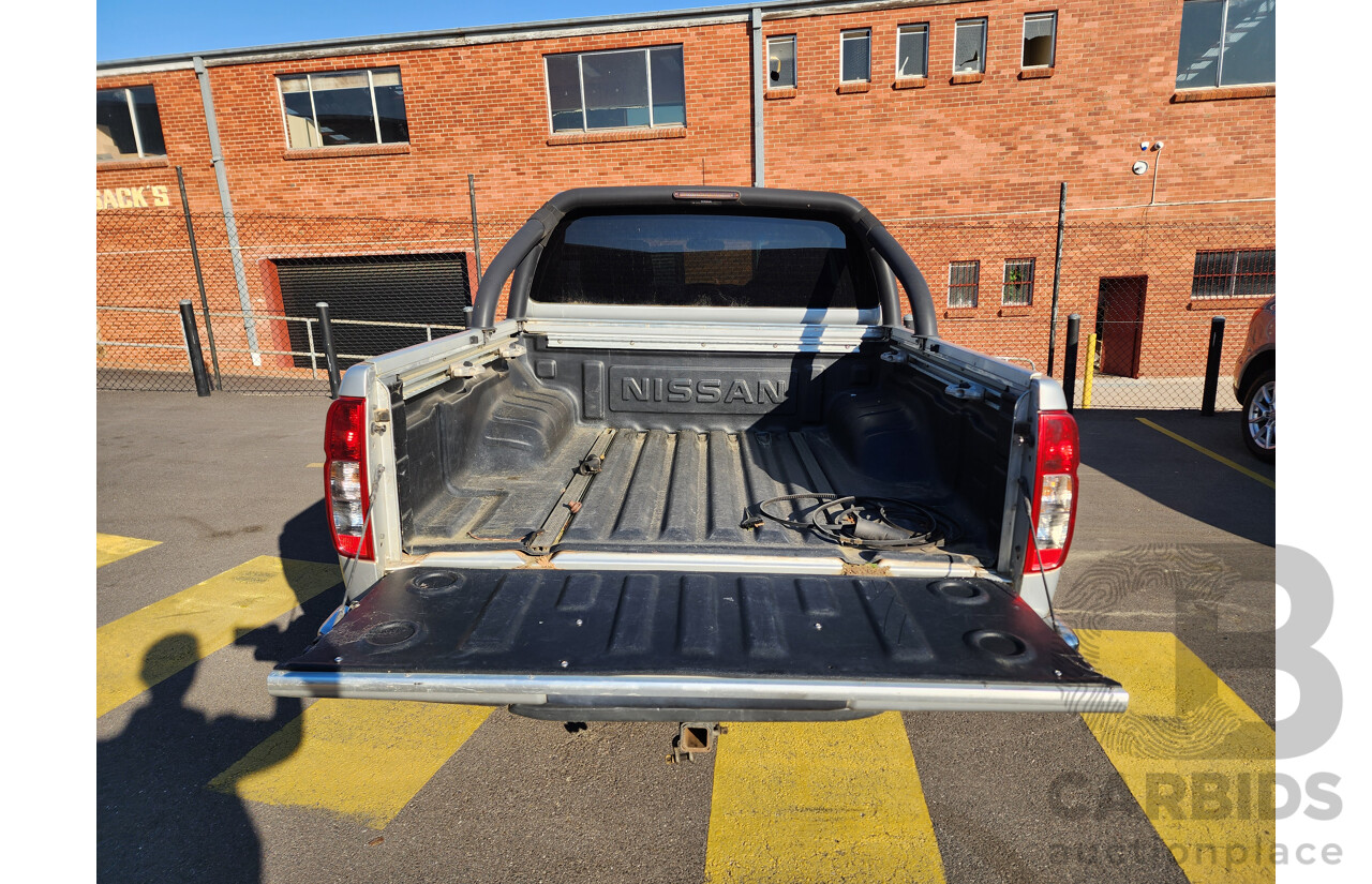 1/2012 Nissan Navara ST (4x4) D40 MY12 Dual Cab P/Up Silver Or Chrome 3.0L