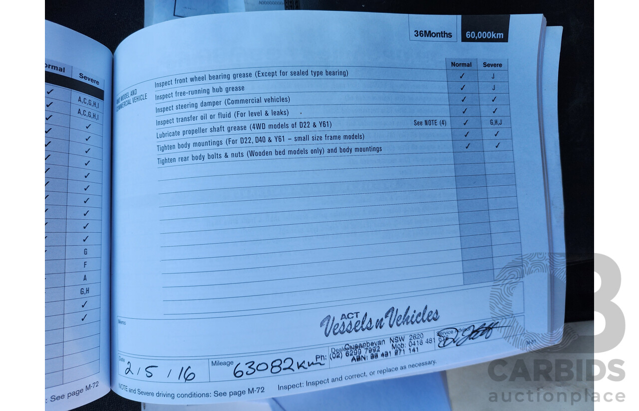 1/2012 Nissan Navara ST (4x4) D40 MY12 Dual Cab P/Up Silver Or Chrome 3.0L