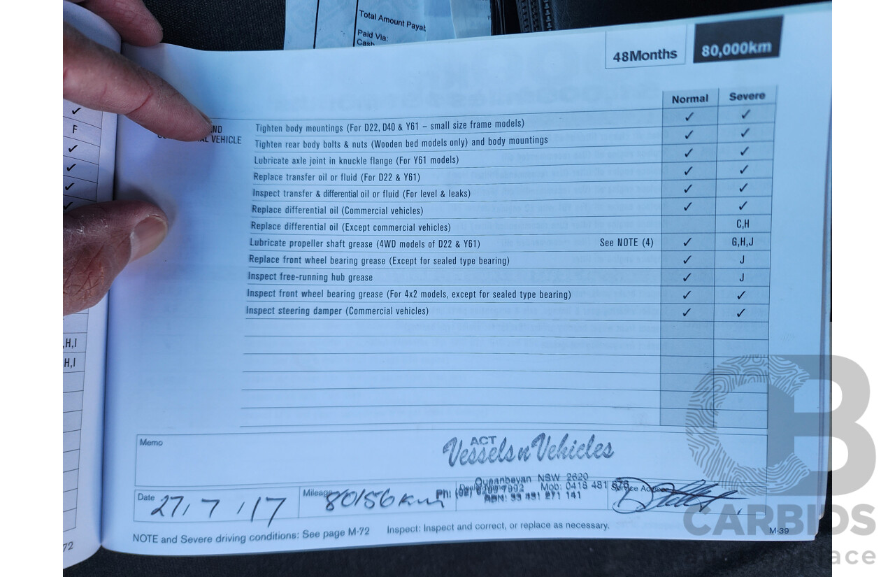 1/2012 Nissan Navara ST (4x4) D40 MY12 Dual Cab P/Up Silver Or Chrome 3.0L