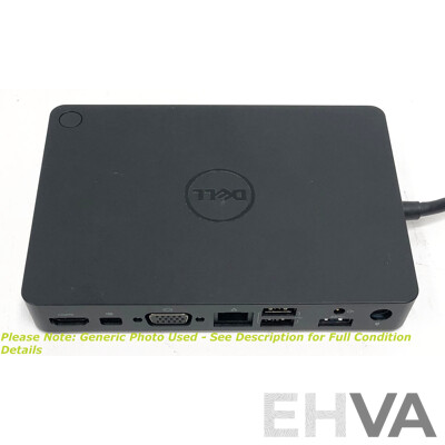 Dell (WD15) USB-C Docking Station w/ Power Supply
