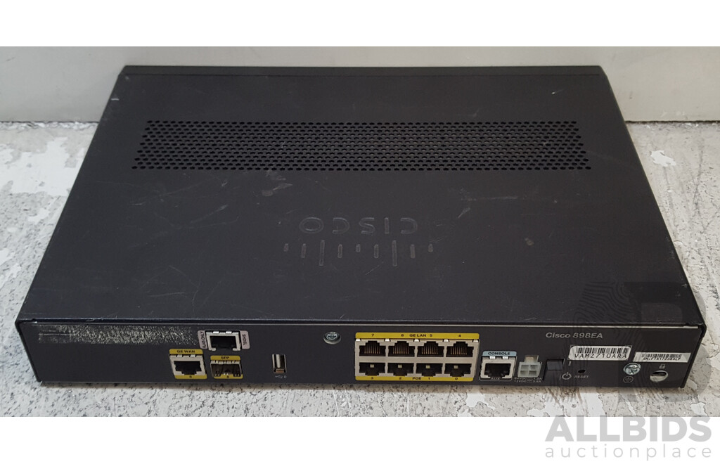 Cisco (C898EA-K9) 890 Series Router - Lot 1653217 | ALLBIDS