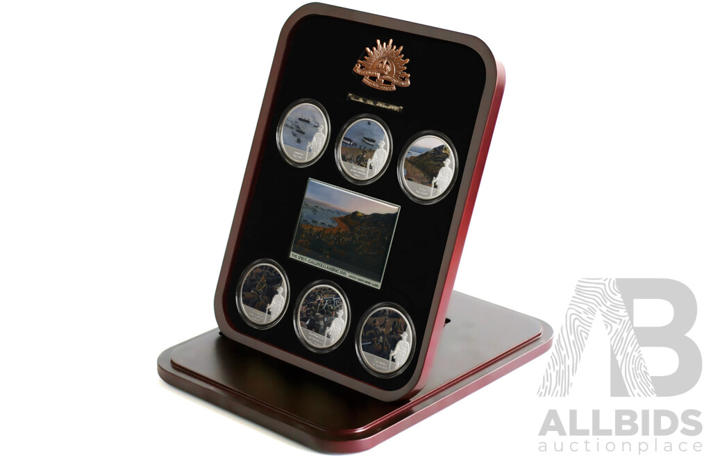 Military Shop - The Landing, Set of Six Limited Edition Medallions  SoG 12