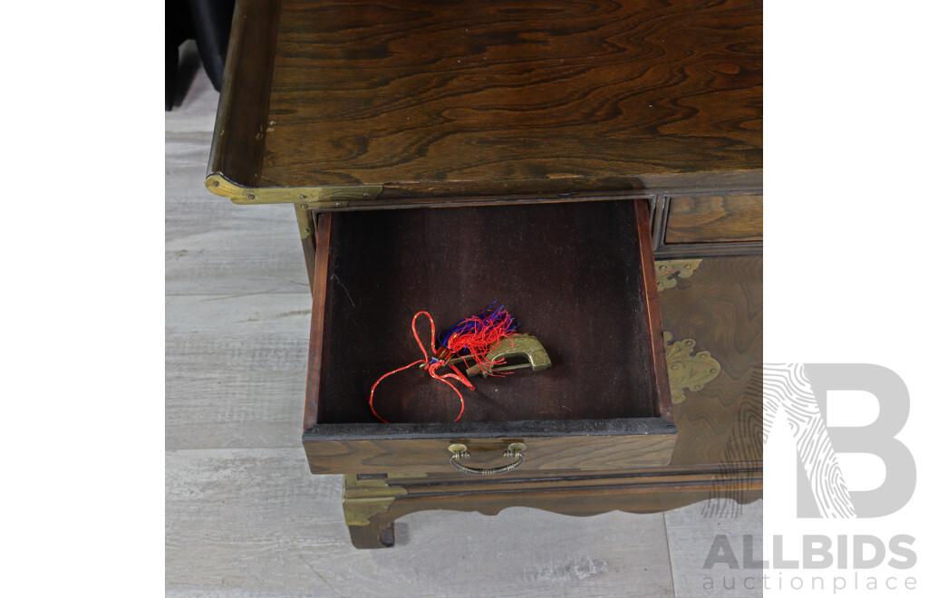 Pair of Korean Elm Bedside Chests