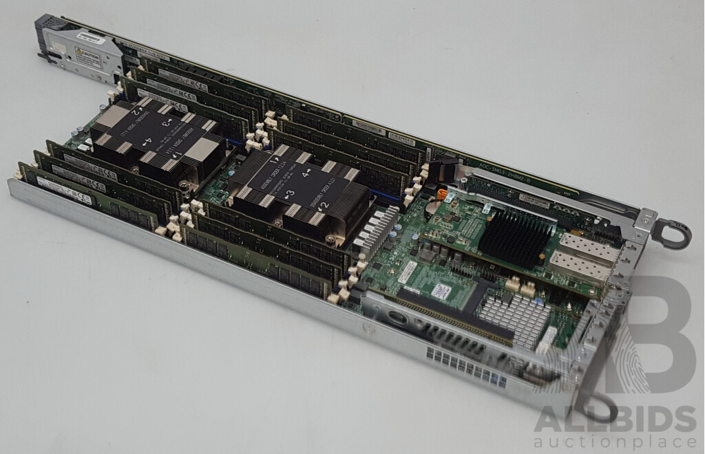 Nutanix (NXS2U4NS24G600) 4-Slot Multi-Node w/ 4 x Supermicro (X11DPT-B-G6-NI22) Dual Intel Xeon GOLD (6126) 2.60GHz-3.70GHz 12-Core CPU 384GB DDR4 Nodes