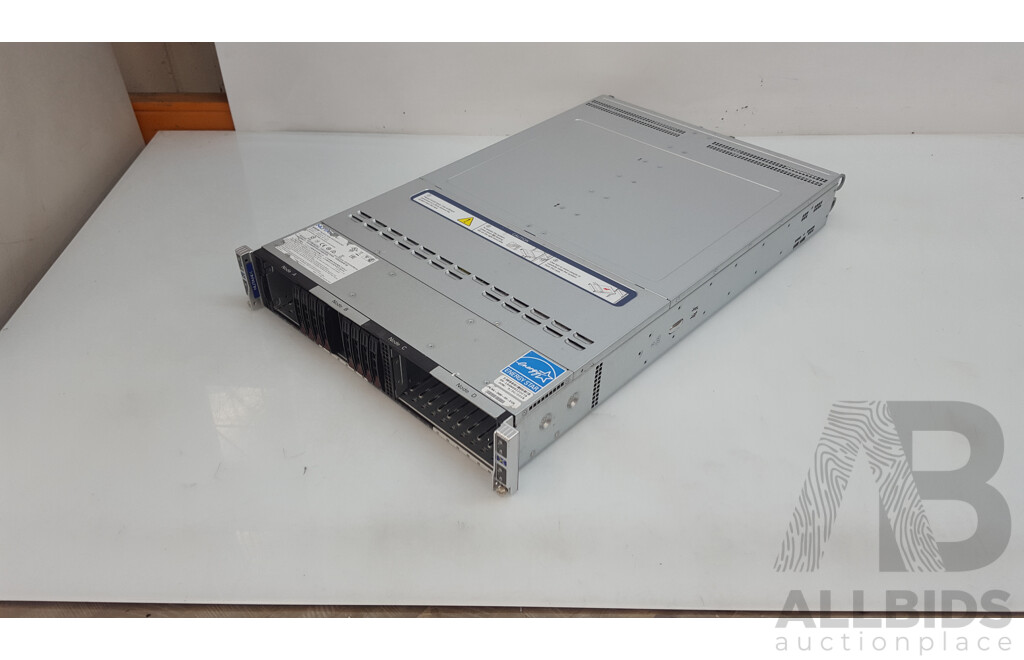 Nutanix (NXS2U4NS24G600) 4-Slot Multi-Node w/ 4 x Supermicro (X11DPT-B-G6-NI22) Dual Intel Xeon GOLD (6126) 2.60GHz-3.70GHz 12-Core CPU 384GB DDR4 Nodes