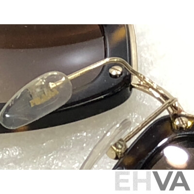 Prada SPR 53S Butterfly Brown Cinema Sunglasses