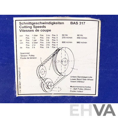 Metabo BAS 317 Precision Band Saw