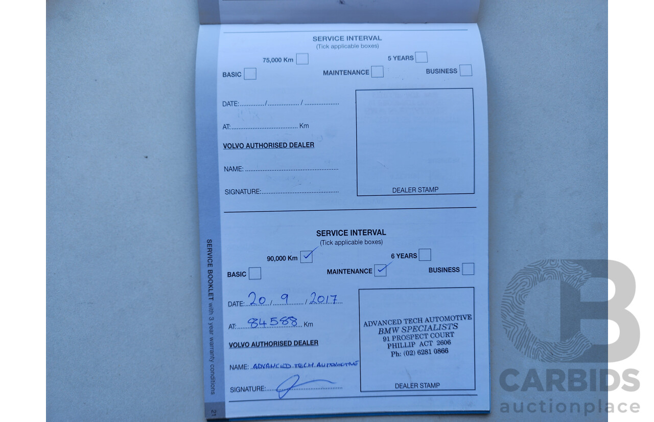 1/2012 Volvo Xc90 3.2 MY11 4d Wagon Blue 3.2L