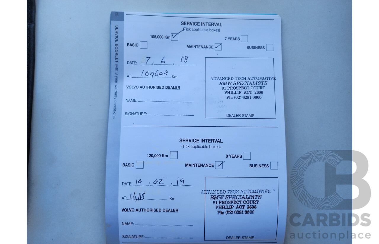 1/2012 Volvo Xc90 3.2 MY11 4d Wagon Blue 3.2L