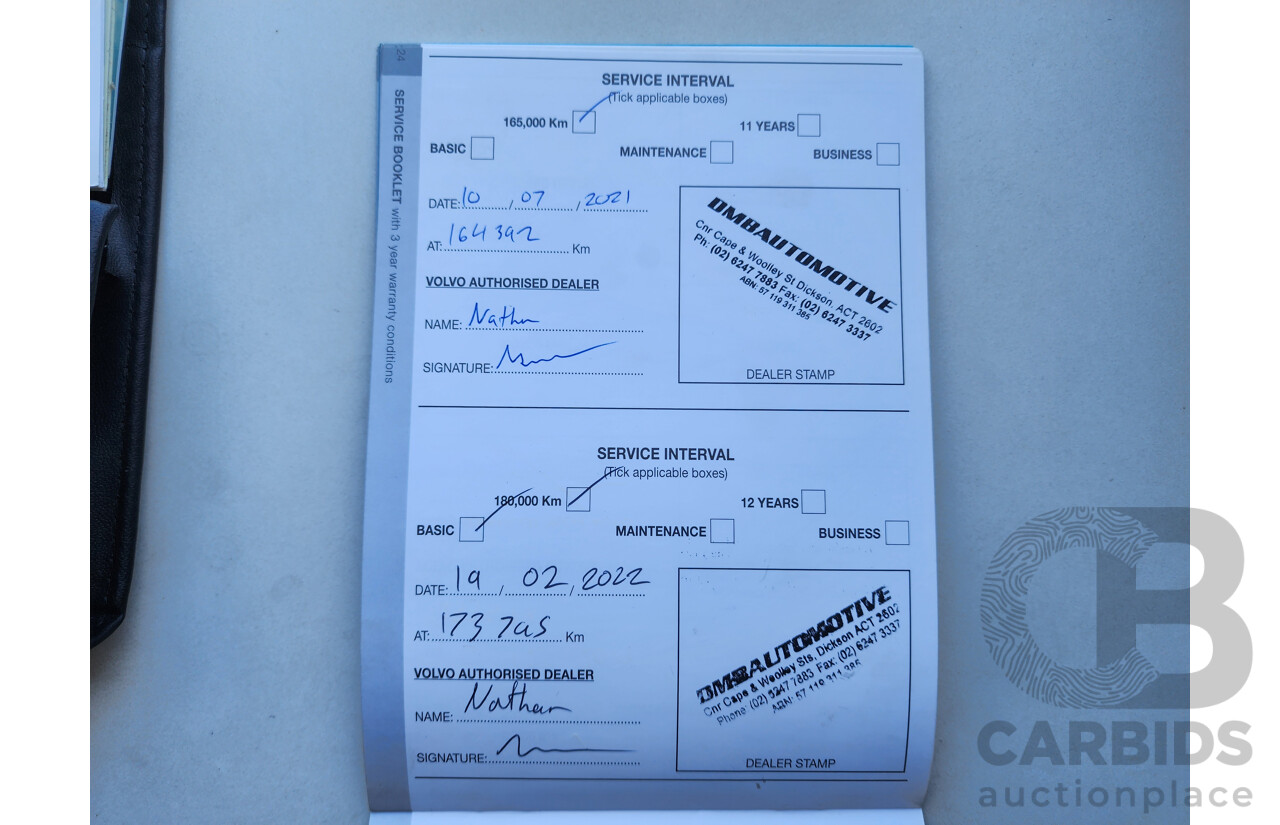 1/2012 Volvo Xc90 3.2 MY11 4d Wagon Blue 3.2L