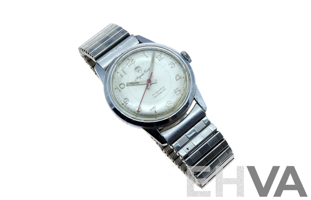 Vintage Angus & Coote 17 Jewel Incabloc Watch 35mm Casing Manual Winding