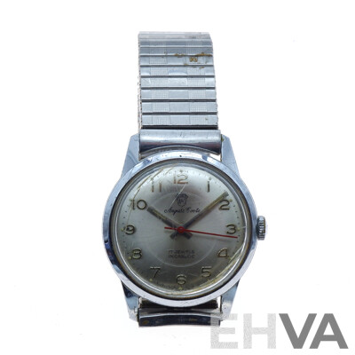Vintage Angus & Coote 17 Jewel Incabloc Watch 35mm Casing Manual Winding