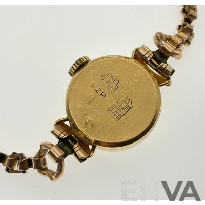 Women's Vintage Emka Geneve Dress Watch with 18ct Gold Case, Swiss Made