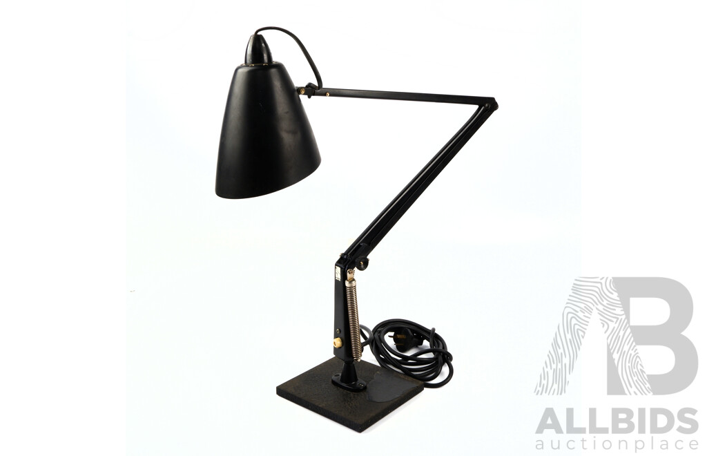 Vintage B Studio K Planet Lamp Anglepoise Architectural Desk Lamp Designed by Bill Iggulden