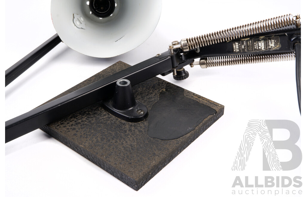 Vintage B Studio K Planet Lamp Anglepoise Architectural Desk Lamp Designed by Bill Iggulden