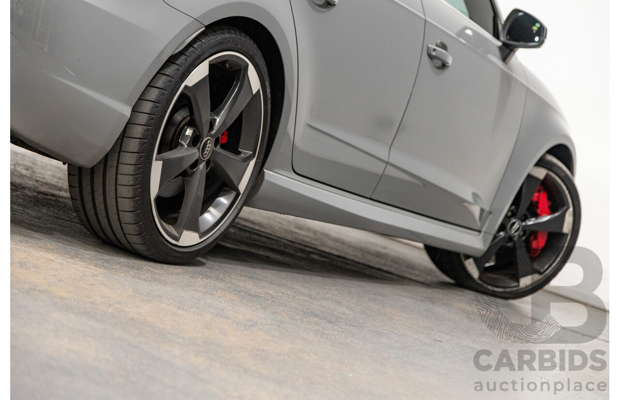 10/2015 Audi RS3 Sportback Quattro (AWD) 8V 5d Hatchback Nardo Grey Turbo 2.5L