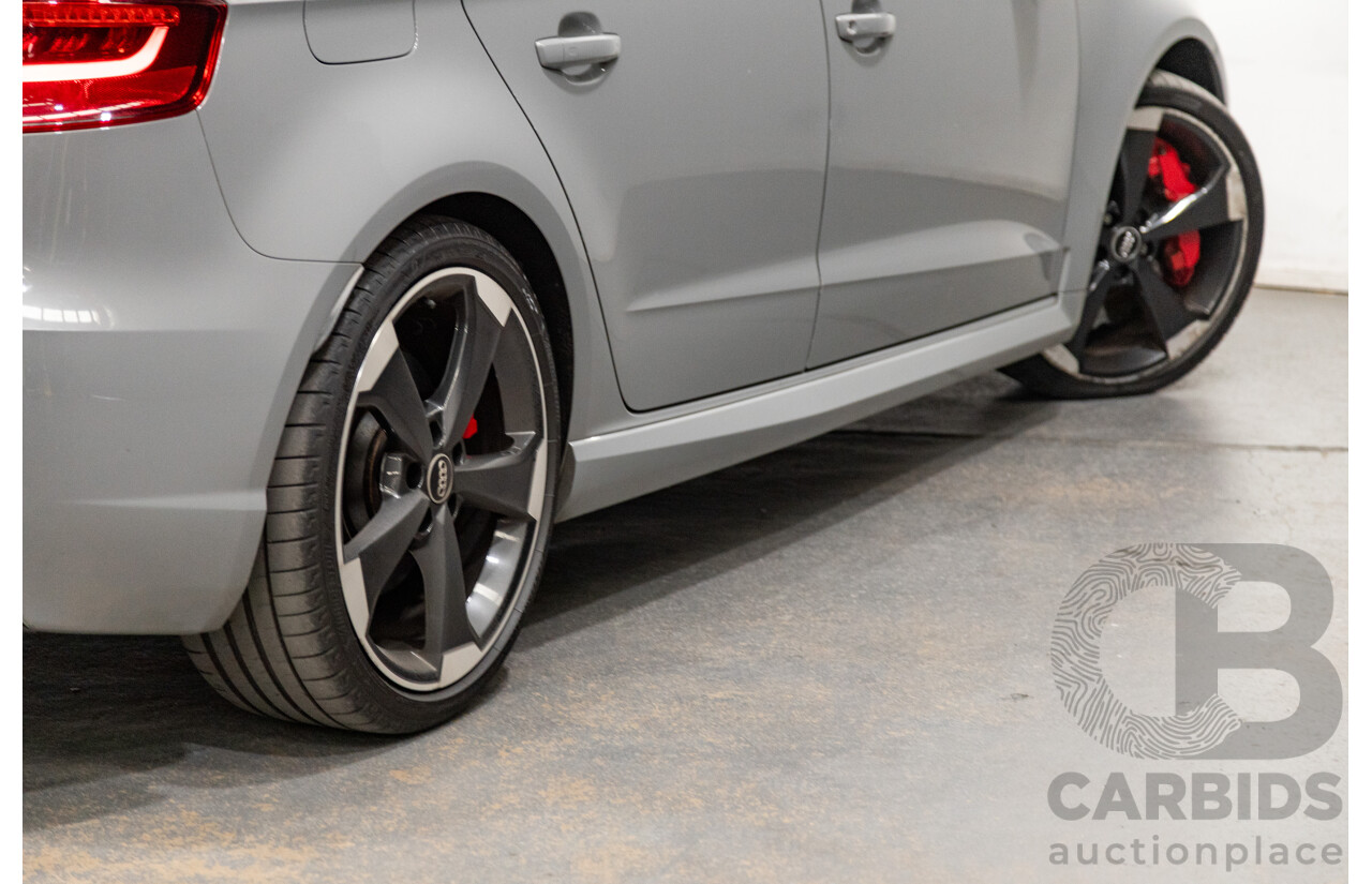 10/2015 Audi RS3 Sportback Quattro (AWD) 8V 5d Hatchback Nardo Grey Turbo 2.5L