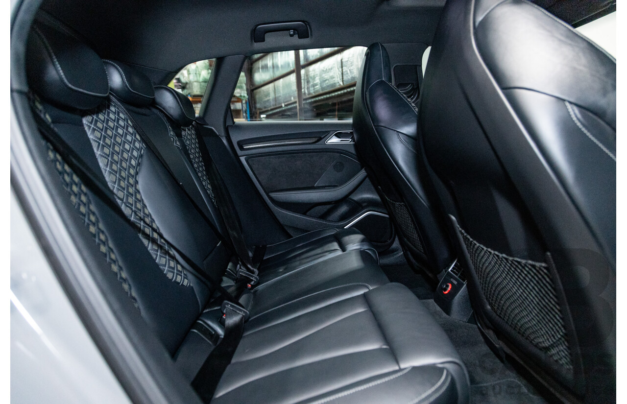 10/2015 Audi RS3 Sportback Quattro (AWD) 8V 5d Hatchback Nardo Grey Turbo 2.5L