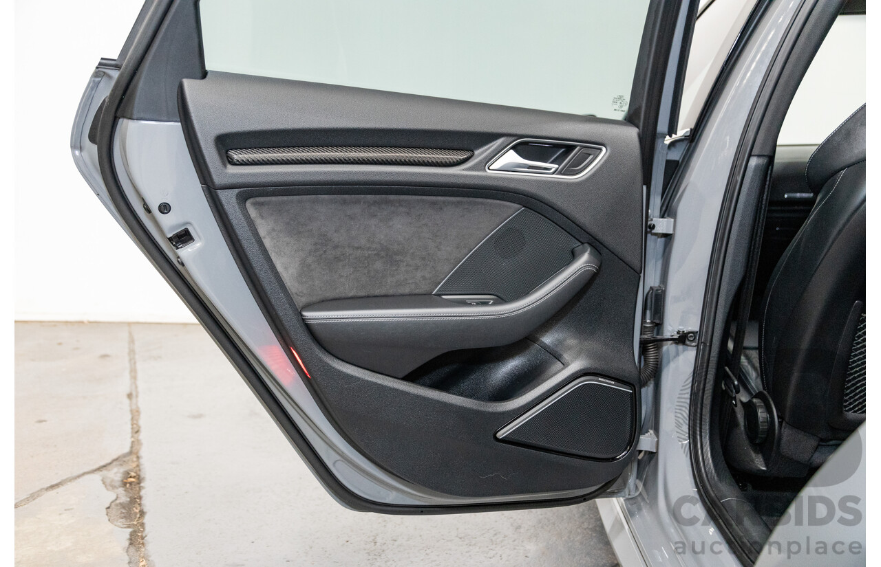 10/2015 Audi RS3 Sportback Quattro (AWD) 8V 5d Hatchback Nardo Grey Turbo 2.5L