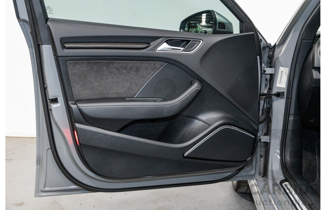 10/2015 Audi RS3 Sportback Quattro (AWD) 8V 5d Hatchback Nardo Grey Turbo 2.5L