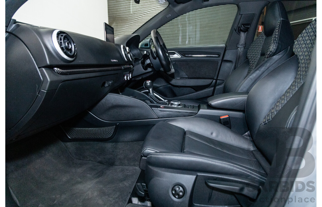 10/2015 Audi RS3 Sportback Quattro (AWD) 8V 5d Hatchback Nardo Grey Turbo 2.5L