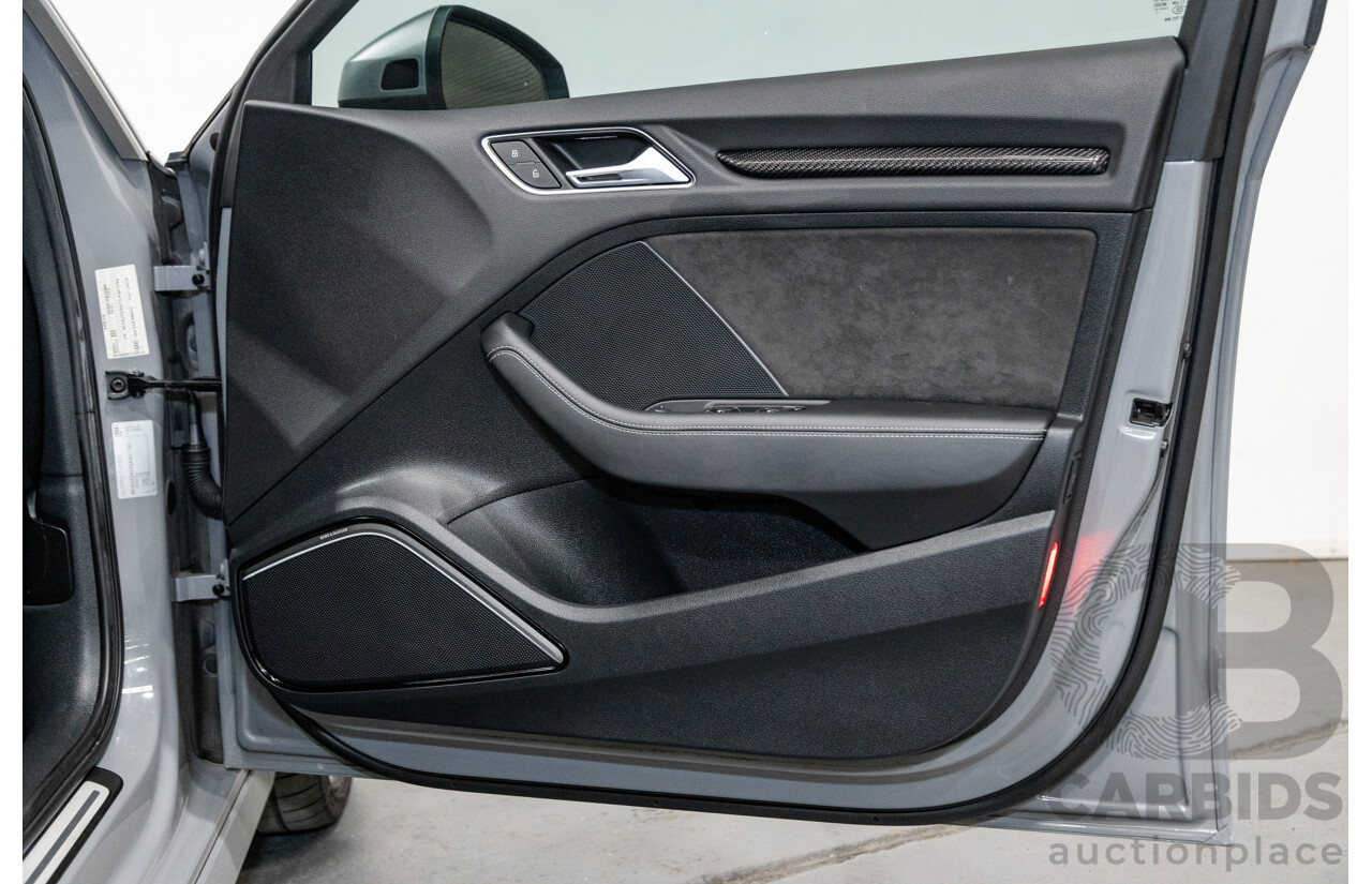 10/2015 Audi RS3 Sportback Quattro (AWD) 8V 5d Hatchback Nardo Grey Turbo 2.5L