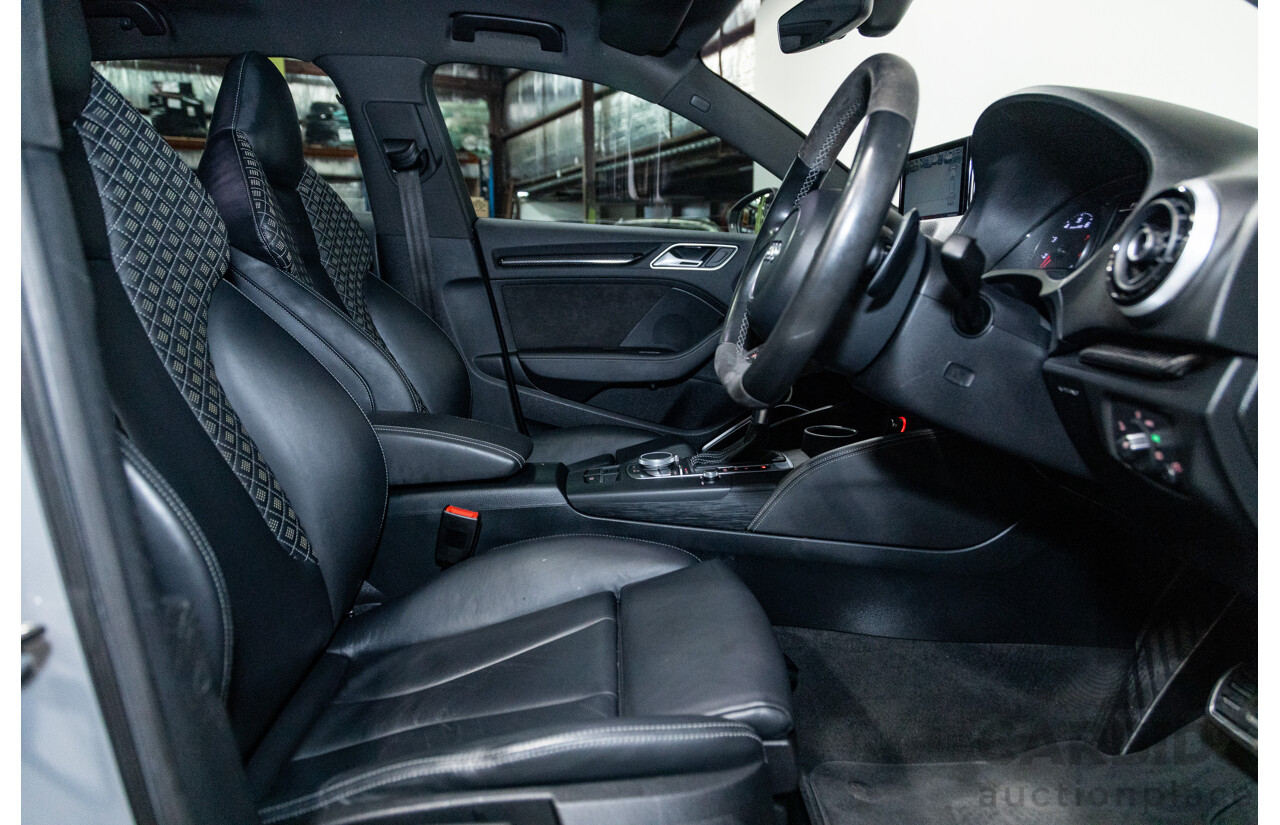 10/2015 Audi RS3 Sportback Quattro (AWD) 8V 5d Hatchback Nardo Grey Turbo 2.5L