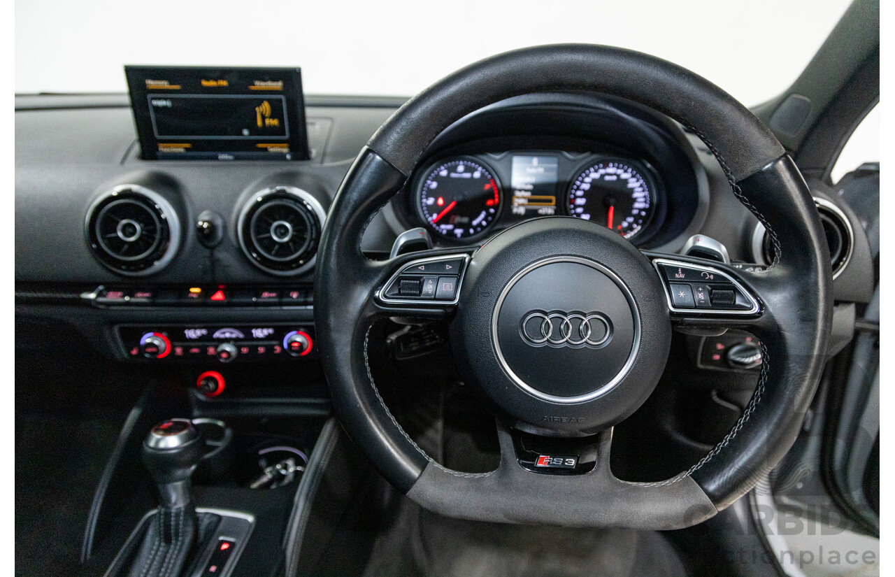 10/2015 Audi RS3 Sportback Quattro (AWD) 8V 5d Hatchback Nardo Grey Turbo 2.5L