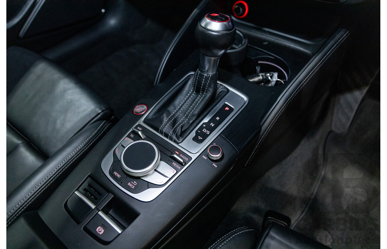 10/2015 Audi RS3 Sportback Quattro (AWD) 8V 5d Hatchback Nardo Grey Turbo 2.5L