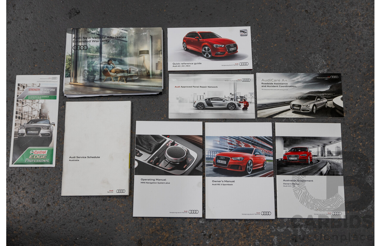 10/2015 Audi RS3 Sportback Quattro (AWD) 8V 5d Hatchback Nardo Grey Turbo 2.5L