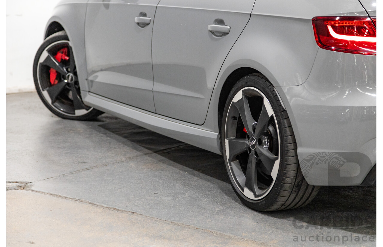 10/2015 Audi RS3 Sportback Quattro (AWD) 8V 5d Hatchback Nardo Grey Turbo 2.5L