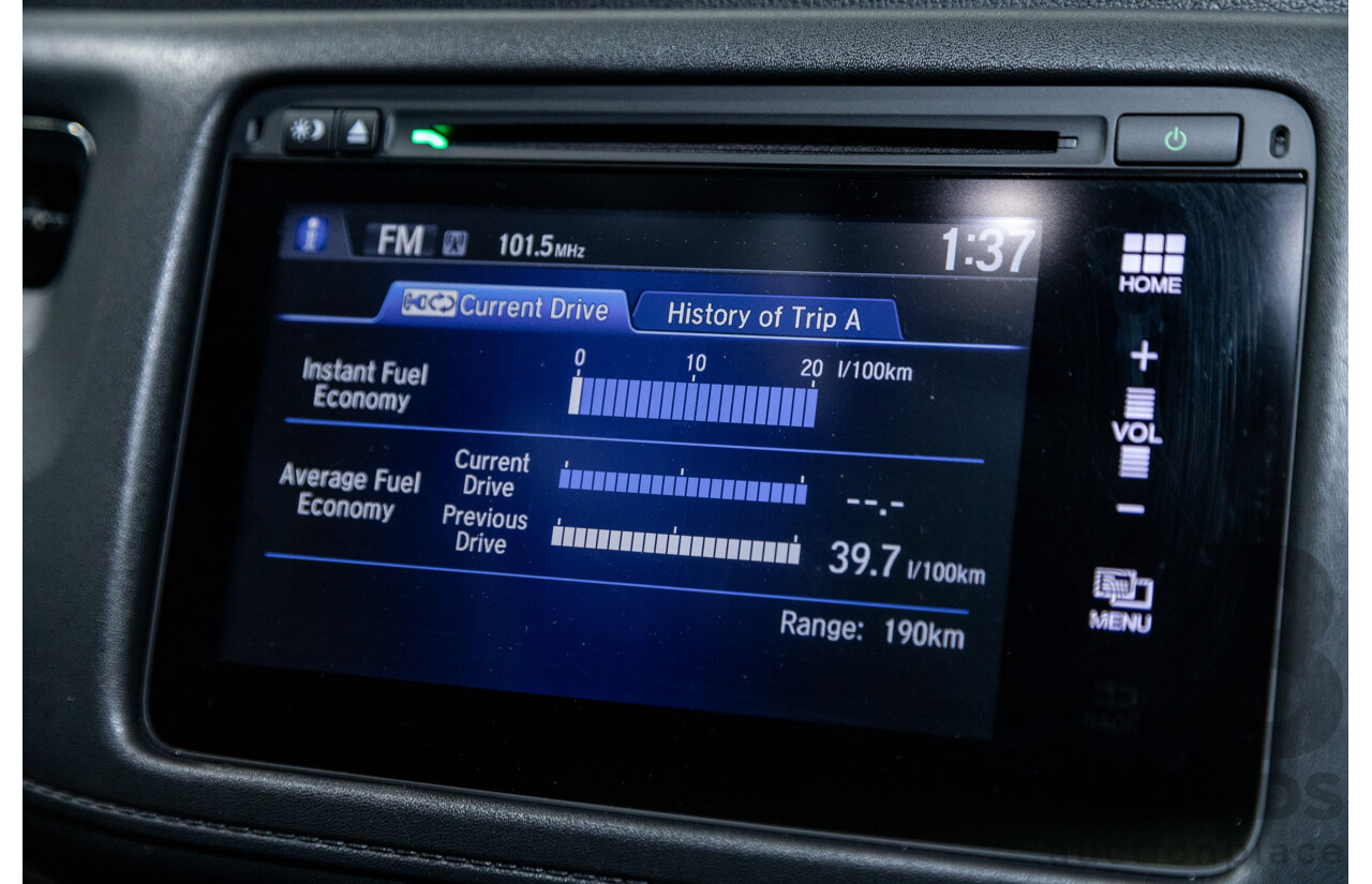 06/2016 Honda HR-V Vti-L 4d Wagon Pearl Orchid White 1.8L