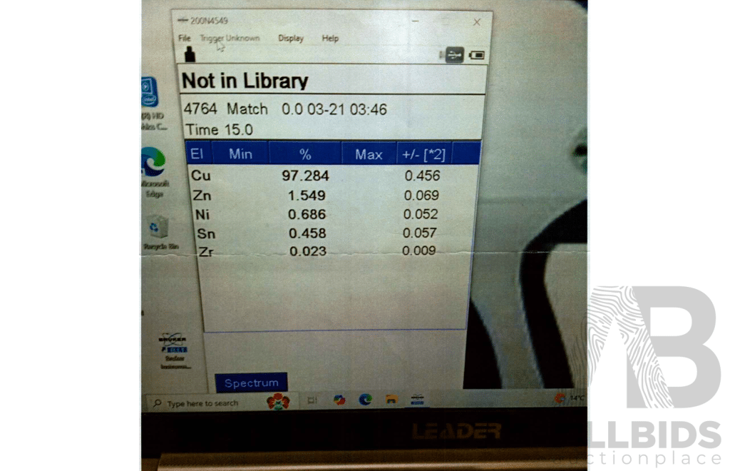 Unique Australian 1984 Copper Ten Cent Coin with Obverse and Reverse Rim Error