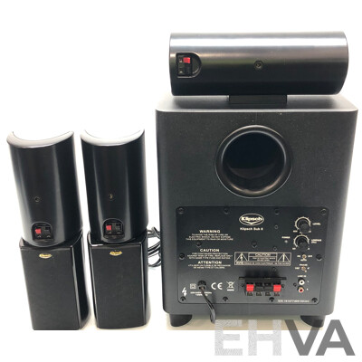 Yamaha Home Theatre Surround Sound System with Klipsch HD 500 Speaker Sysytem