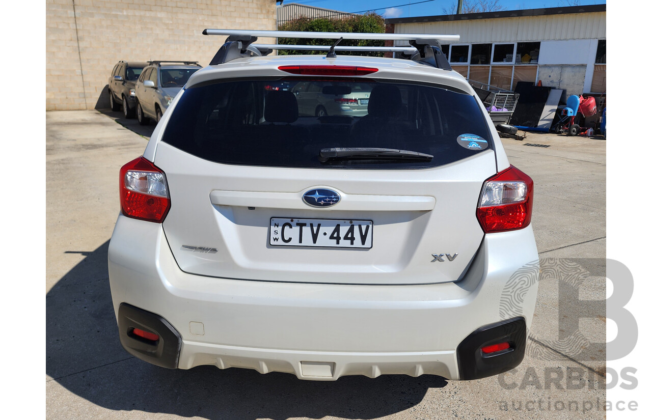 4/2012 Subaru XV 2.0i-S 4d Wagon White 2.0L