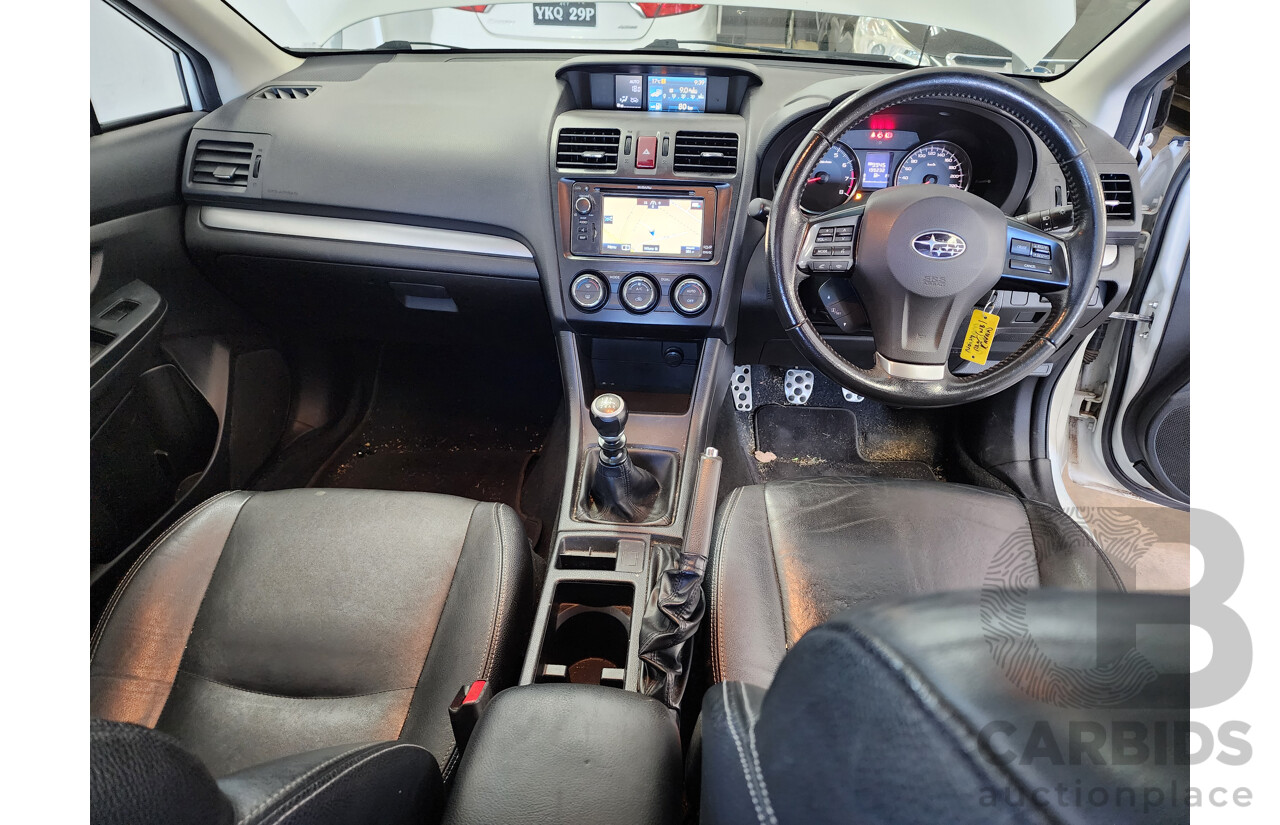 4/2012 Subaru XV 2.0i-S  4d Wagon White 2.0L