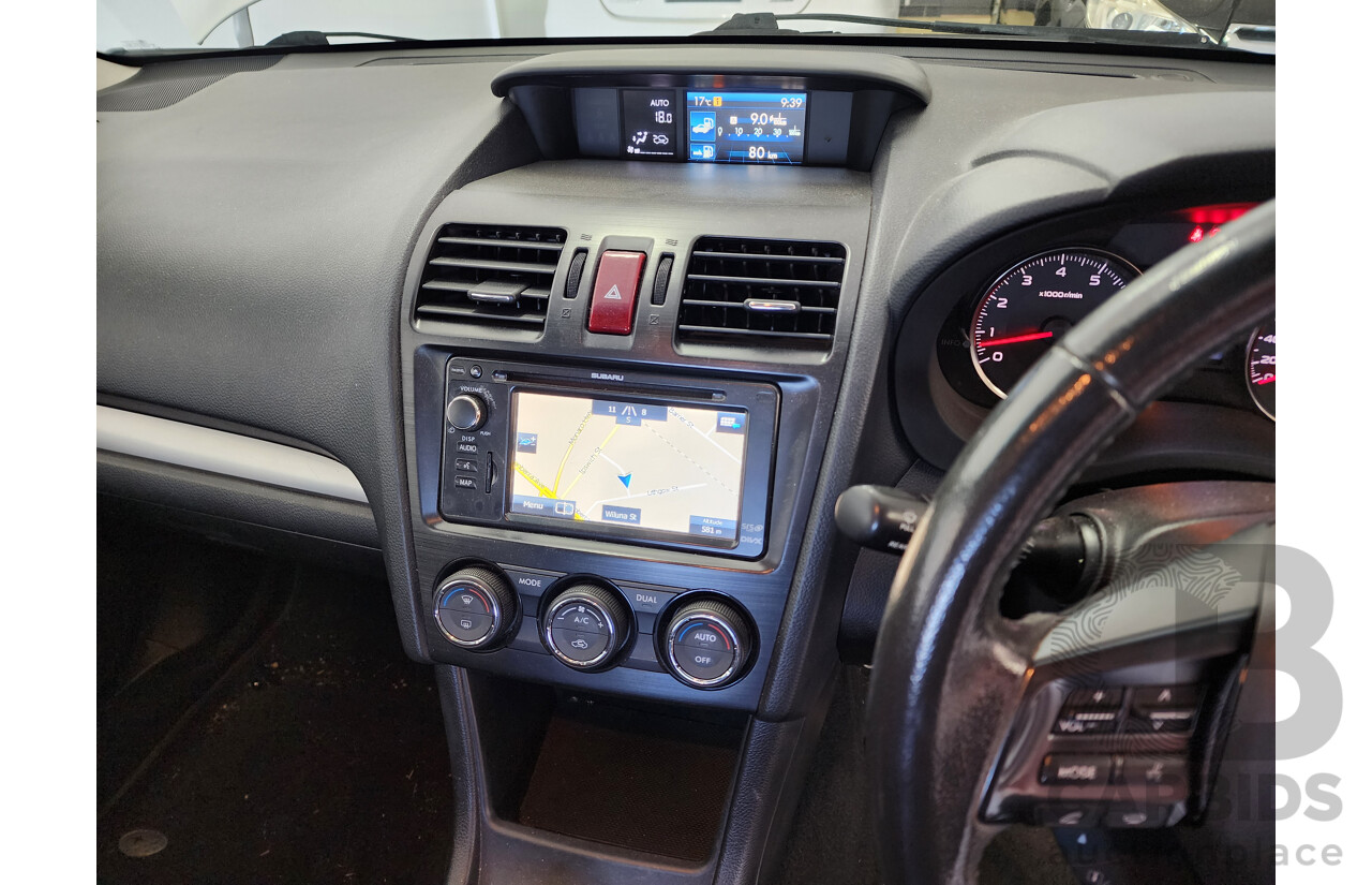 4/2012 Subaru XV 2.0i-S  4d Wagon White 2.0L