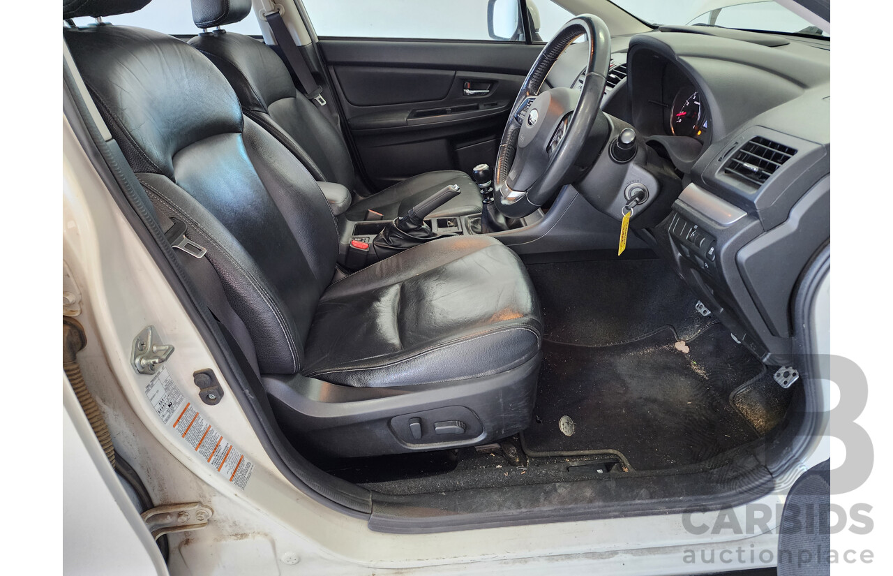4/2012 Subaru XV 2.0i-S  4d Wagon White 2.0L