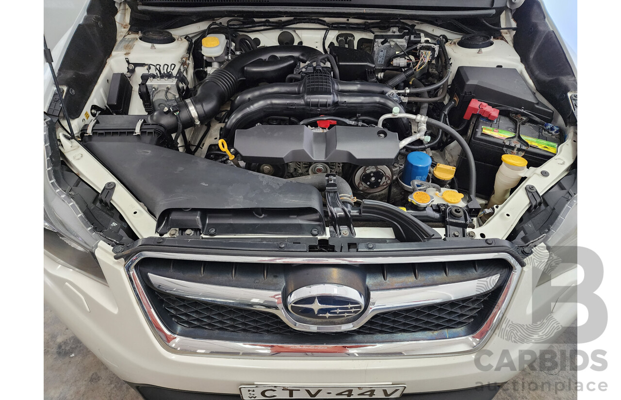 4/2012 Subaru XV 2.0i-S  4d Wagon White 2.0L