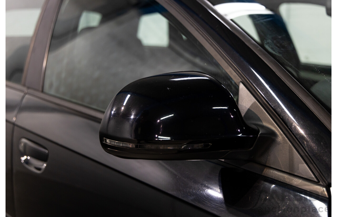 7/2010 Audi A3 S-Line Sportback 1.8 TFSI Ambition 8P MY10 5d Hatchback Phantom Black Pearl Turbo 1.8L