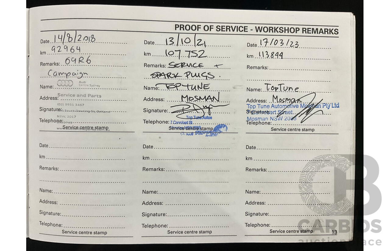 7/2010 Audi A3 S-Line Sportback 1.8 TFSI Ambition 8P MY10 5d Hatchback Phantom Black Pearl Turbo 1.8L