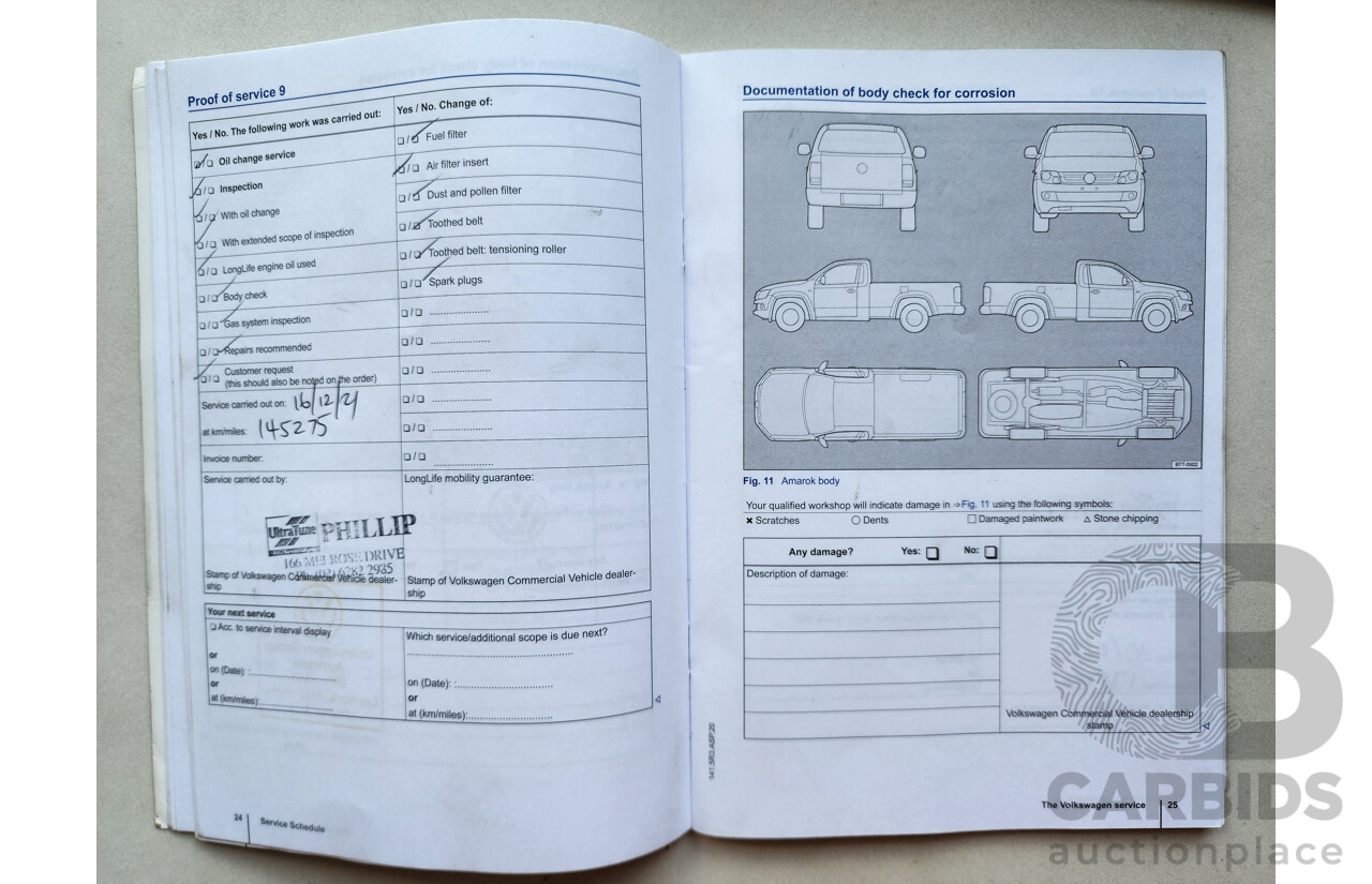 7/2014 Volkswagen Amarok Tdi420 Highline (4x4) 2H MY14 Dual Cab Utility Black 2.0L
