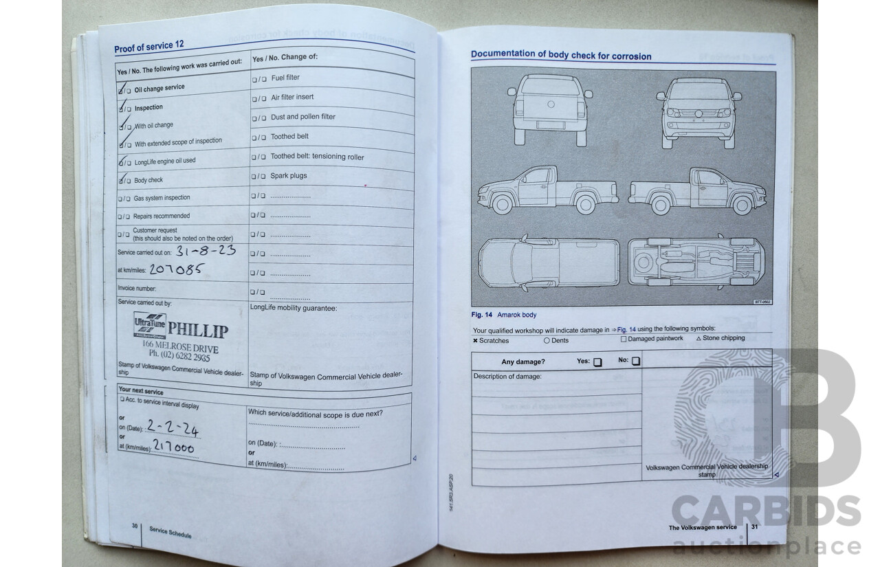 7/2014 Volkswagen Amarok Tdi420 Highline (4x4) 2H MY14 Dual Cab Utility Black 2.0L