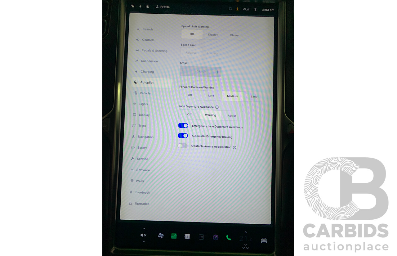04/2018 Tesla Model X 75D (AWD) 75XB MY18 4d Wagon Midnight Silver Metallic Dedicated Electric EV - 7 Seater
