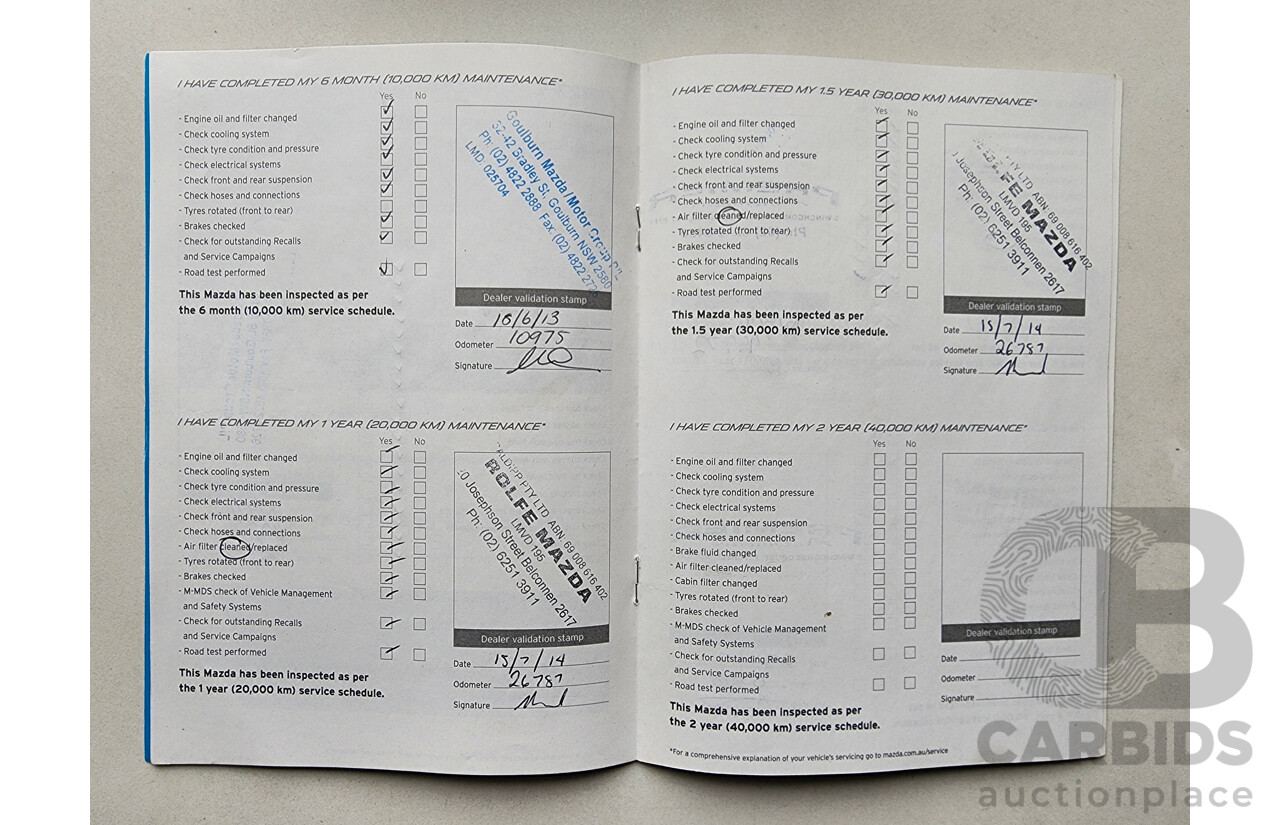 7/2012 Mazda Cx-5 Grand Tourer (4x4)  4d Wagon Red 2.2L