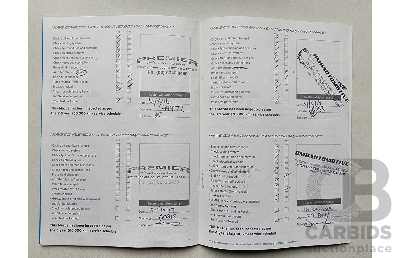 7/2012 Mazda Cx-5 Grand Tourer (4x4)  4d Wagon Red 2.2L