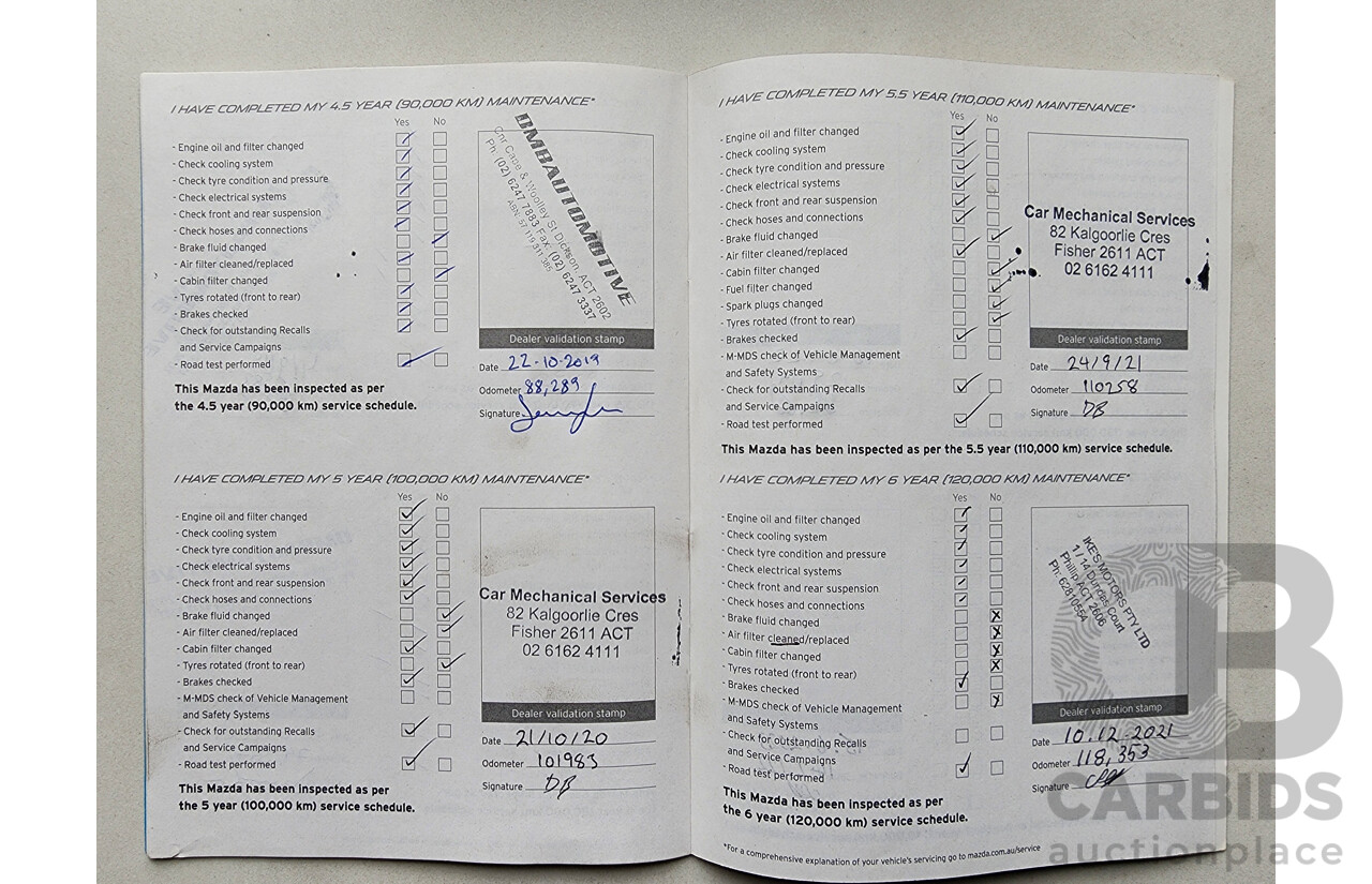 7/2012 Mazda Cx-5 Grand Tourer (4x4)  4d Wagon Red 2.2L