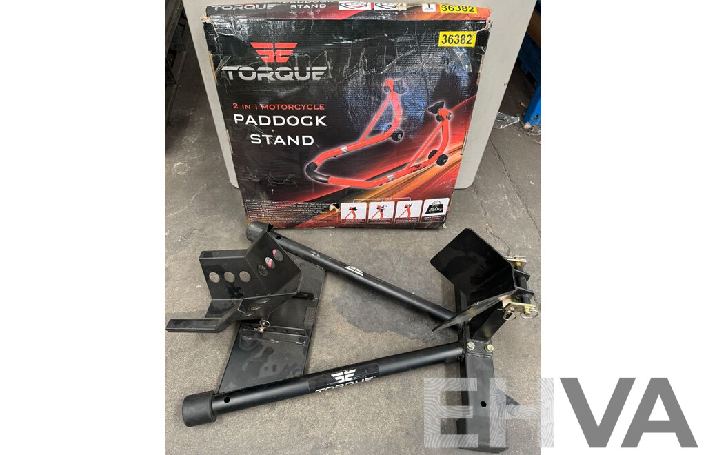 2x Torque Motorcycle Transport Stands