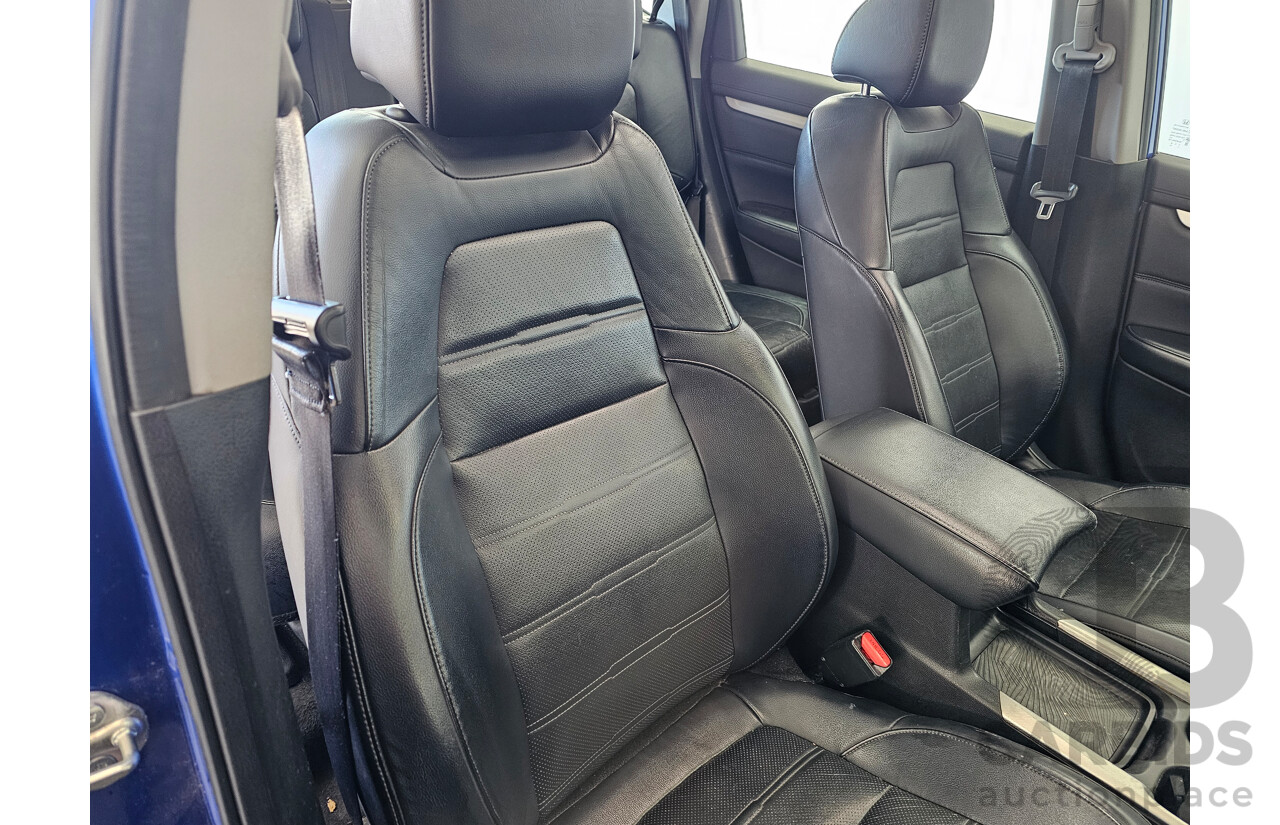 07/2017 Honda Cr-V VTi-L7 (2WD) FWD MY18 4D Wagon Blue 1.5L